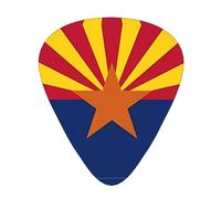 Arizona Flag Print Guitar Picks 12 Pack - Thin Medium Heavy Plectrums for Acoustic Guitar Bass Electric Guitar