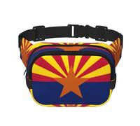Arizona Flag Print Stylish and Practical Waist Bag,Adjustable,Perfect for Travel,and Outdoor Activities