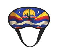Arizona Flag-Standard Print Black Out Eye Mask for Sleeping Airplane, Sleep Mask Polyester for Home and Travel