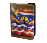 Arizona Flag-standard print Passport Cover, Passport Holder Cover Wallet Passport Wallet Case for Cards and Documents