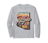 Arizona Flag t-Shirt - Arizona Cactus Desert AZ Pride Long Sleeve T-Shirt