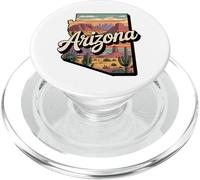 Arizona Flag t-shirt - Arizona Cactus Desert AZ Pride PopSockets PopGrip for MagSafe