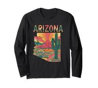 Arizona Flag t-Shirt - Arizona Cactus Desert AZ State Pride Long Sleeve T-Shirt