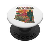 Arizona Flag t-shirt - Arizona Cactus Desert AZ State Pride PopSockets Adhesive PopGrip