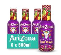 Arizona Fruit Punch Juice, Pack of 6 x 500ml PET Bottles, Delicious Fruity Drink, No Artificial Flavours or Preservatives