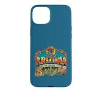 Arizona Grand Canyon State Cowboy Lizard Javelina Graphic Case for iPhone 15 Plus