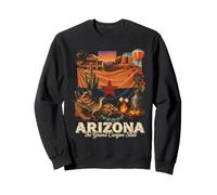 Arizona Grand Canyon State Desert Wildlife Scene Sweatshirt