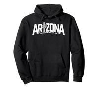 Arizona Grand Canyon State Established 1912 saguaro graphics Pullover Hoodie