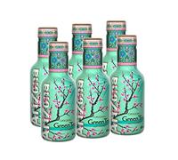 Arizona Original Green Tea with Honey, 6 x 500ml PET Bottles, Delicious Drink, No Artificial Flavours or Preservatives