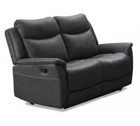 Arizona Grey Fabric 2 Seater Recliner Sofa