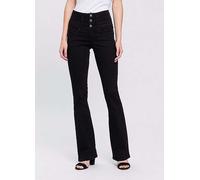 Arizona High Waist Bootcut Jeans Black