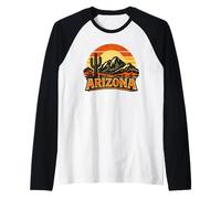 Arizona Hiking Nostalgic Raglan Baseball Tee