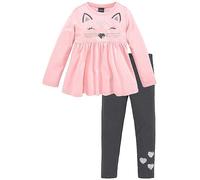 Arizona Kids Long-Sleeved Top & Leggings Pale Pink