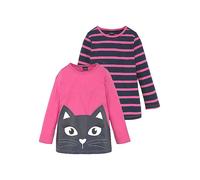 Arizona Kids Pack of 2 Long Sleeved Tops Pink
