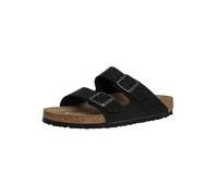 Arizona Natural Leather Oiled Sandals Black 8 UK