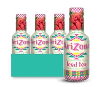 Arizona Raspberry Iced Tea, Naturally Sweetened, 6 x 500ml PET Bottles
