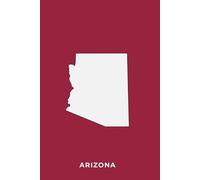 ARIZONA RED AND WHITE - Premium Lined Journal | 6" x 9" | Soft Cover | 120+ Pages - Bold State Colors, Perfect for Game Day & Everyday Notes: A ... Football Season, or Thoughtful Gifts