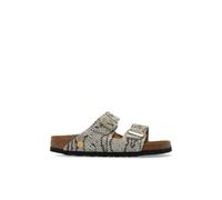Arizona Rivet Logo - female - Birkenstock - Sliders - Beige - 8 UK - Shoes 8 UK