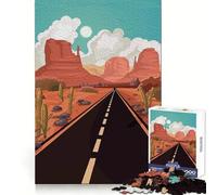 Arizona Road 1000 Pieces Puzzles for Adults Strong Logic Tight Connection Joyful Challenge Thoughtful Gift (38x52cm)
