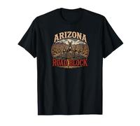Arizona Road Block Burros Funny T-Shirt