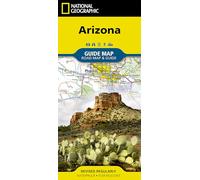 Arizona Road Map & Travel Guide by National Geographic - Waterproof State Map Featuring Grand Canyon, Sedona, Route 66 & National Parks: State Guide Maps (National Geographic Guide Map)
