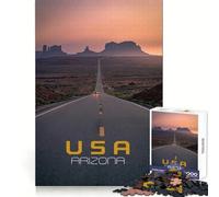 Arizona Road Trip 1000 Pieces Jigsaws Adults Puzzles Gifts Brain Exercise Color Fast Pattern Build (38x26cm)