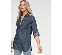 Arizona Roll Up Sleeves Denim Shirt Denim