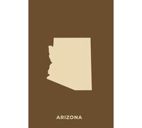 ARIZONA SAGUARO DUSK - Premium Lined Journal | 6" x 9" | Soft Cover | 120+ Pages - Bold State-Inspired Design: A High-Quality State Notebook - Ideal for School, Work, or Everyday Notes