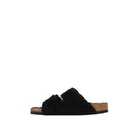 Arizona Shearling Regular Fit - unisex - Birkenstock - Kids Sandals - Black - 35 EU - Kids 35 EU