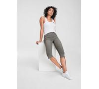 Arizona Slim Fit Capri Jeans Grey