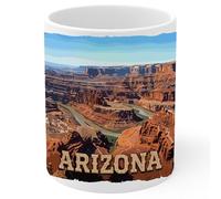 Arizona State Ceramic Coffee Mug 11oz Grand Canyon State - Tea Coffee Mug with Comfortable Grip - Unique Travel Gift Cup for Office or Home - Vibrant Long-Lasting Print ID44991