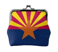 Arizona State Flag Coin Purses, Change Purse Wallets, For Festivals And Special Occasions, Black, One Size, Art Deco