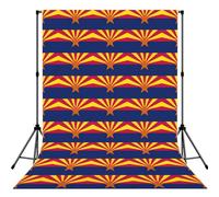 Arizona State Flag Print 5x7ft Backdrop Curtain With Hanging Pocket Back Drop Photography Accessories For Live Streaming