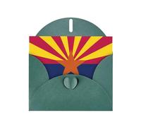 Arizona state flag Print Greeting card Blank card with envelope,Unique Designs for Festivals Invitations