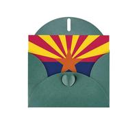 Arizona state flag Print Greeting card Blank card with envelope,Unique Designs for Festivals Invitations