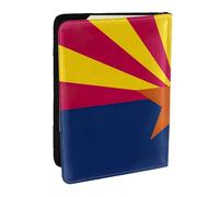 Arizona State Flag Print Passport Holder Cover Wallet Passport Cover, Passport Wallet Case for Cards and Documents