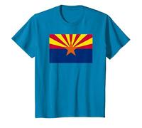 Arizona State Flag T-Shirt, Youth, Sapphire Blue, 4T