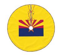 Arizona state flag Tree skirt, Christmas family gatherings, indoor and outdoor decorations for Christmas trees