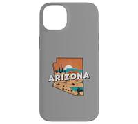 Arizona State Map Road Trip Phoenix Tucson Mesa Scottsdale Case for iPhone 14 Plus