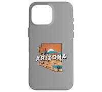 Arizona State Map Road Trip Phoenix Tucson Mesa Scottsdale Case for iPhone 16 Pro Max