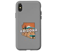 Arizona State Map Road Trip Phoenix Tucson Mesa Scottsdale Case for iPhone X/XS