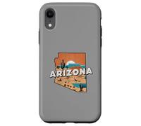 Arizona State Map Road Trip Phoenix Tucson Mesa Scottsdale Case for iPhone XR