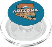 Arizona State Map Road Trip Phoenix Tucson Mesa Scottsdale PopSockets PopGrip for MagSafe