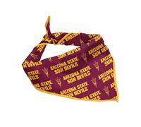 Arizona State Sun Devils Officially Licensed Bandana for Dogs and Cats | Fits Pets Great Gift Idea | Easy-to-Tie (Small, 13")