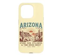 Arizona Stone. Sun. Stillness. & Time Dried Sweet Since 1912 Case for iPhone 15 Pro