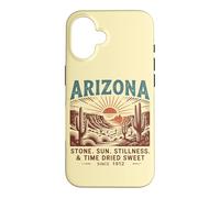 Arizona Stone. Sun. Stillness. & Time Dried Sweet Since 1912 Case for iPhone 16