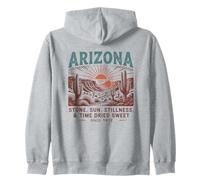 Arizona Stone. Sun. Stillness. & Time Dried Sweet Since 1912 Zip Hoodie