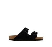 Arizona Suede Leather Narrow Fit - female - Birkenstock - Sliders - Black - 8 UK - Shoes 8 UK