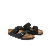 Arizona Suede Mules, Made in Europe Black