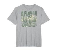 Arizona T-Shirt, Men's Big and Tall, Heather Grey, 2X Tall